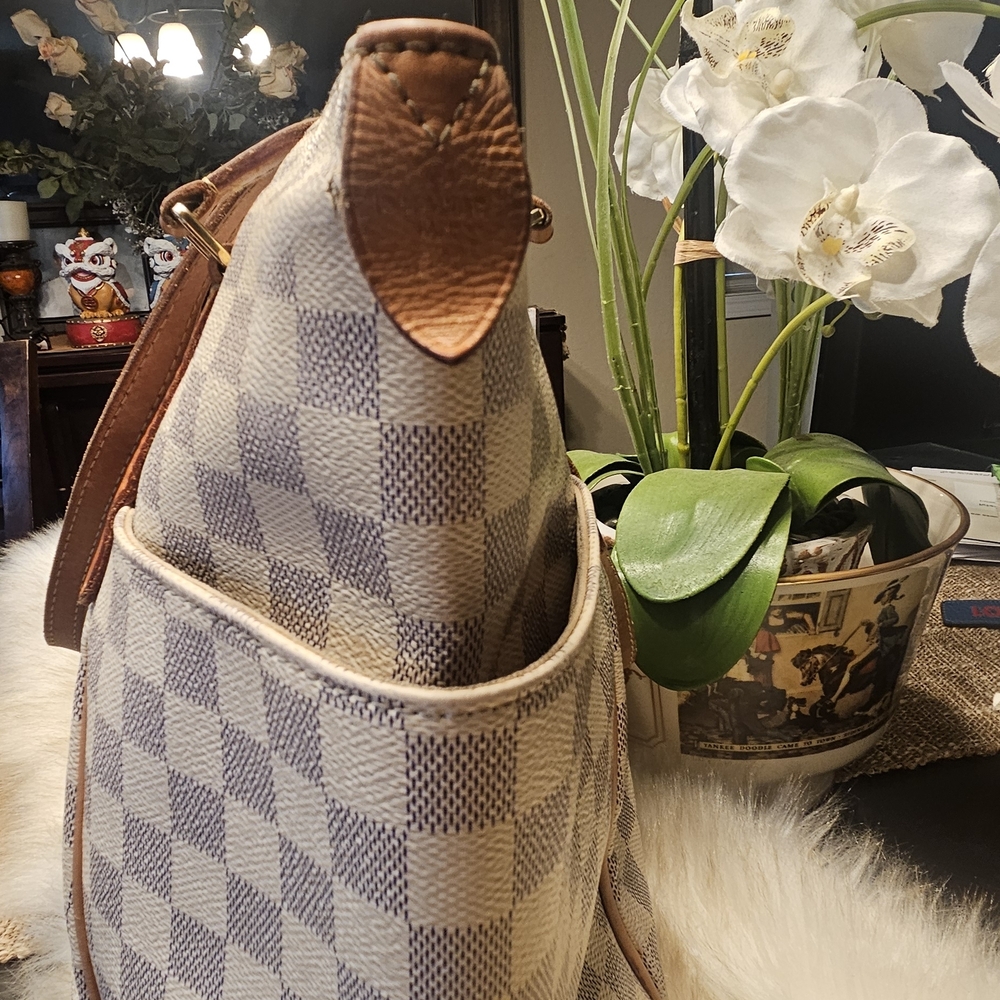 Louis Vuitton Damier Azur Canvas Totally-authentic With Leather Straps - Picture 4 of 13